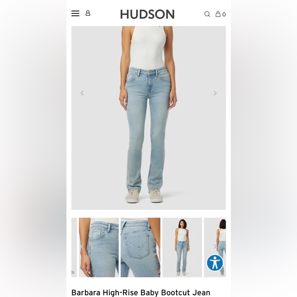 Barbara High-Rise Baby BootCut Hudson Jeans